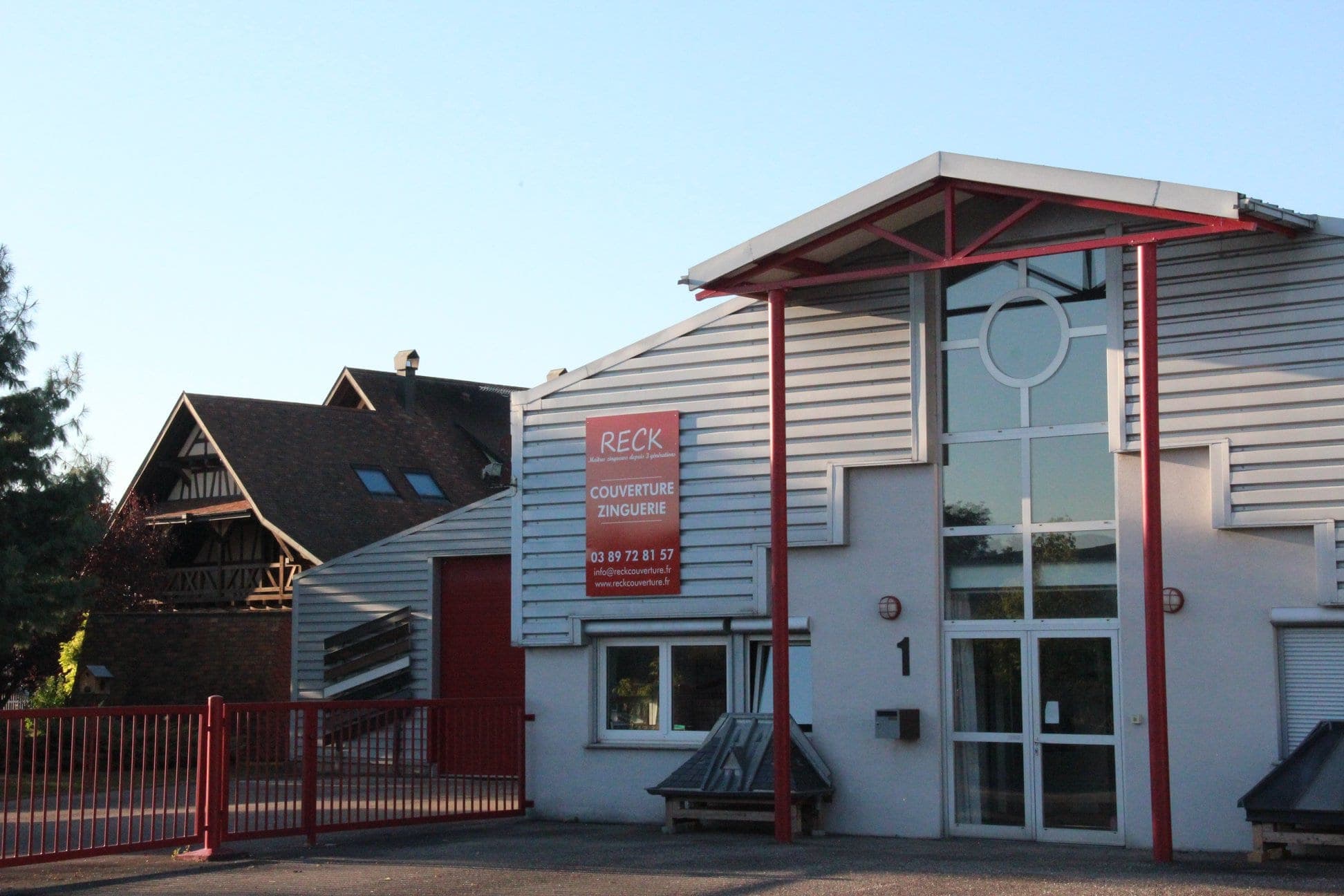 Les locaux de Reck Couverture à Wolfgantzen