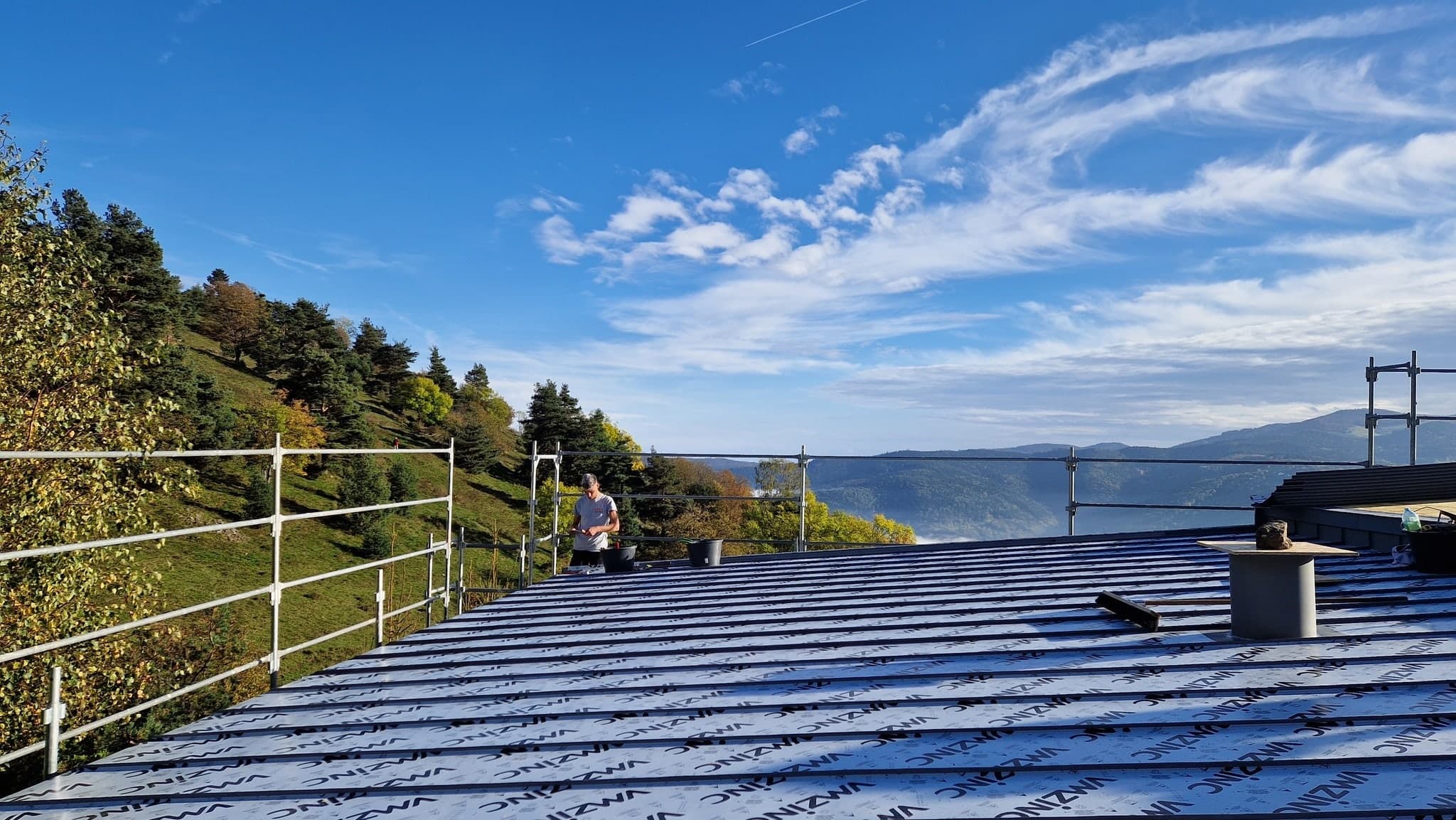 Rénovation de toiture plate à Hohrodberg – Hohrodberg (68)
